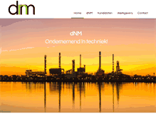 Tablet Screenshot of dnm.nl